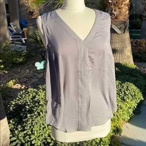 Dressy gray tank top